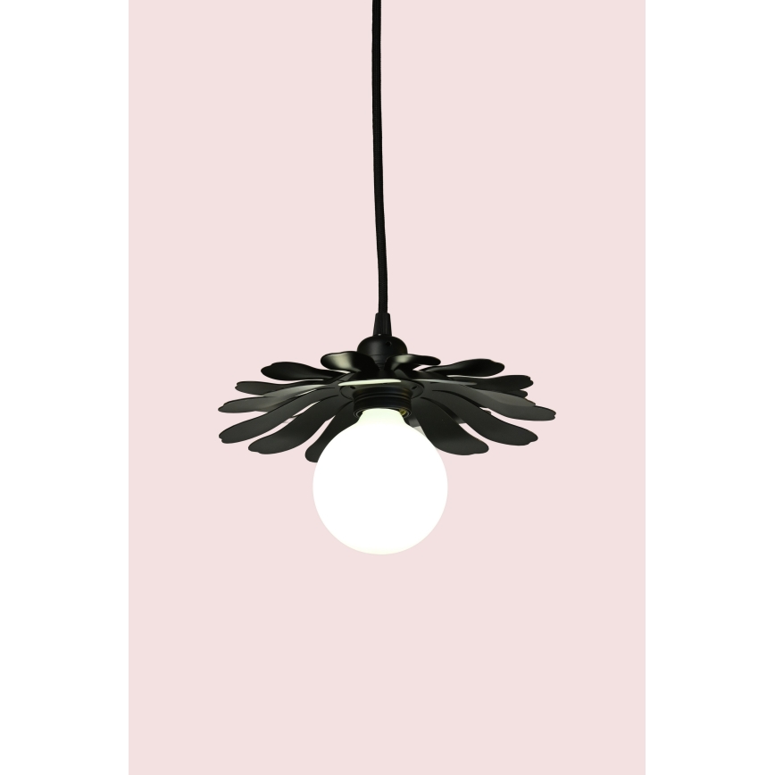 Bohemia-Design - Suspension sur câble 1xE27/60W/230V noire