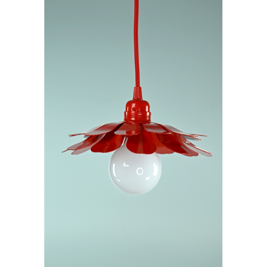 Bohemia-Design - Suspension sur câble 1xE27/60W/230V rouge