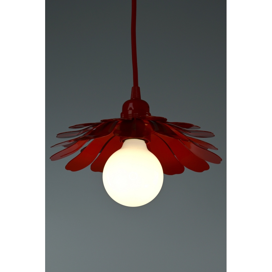 Bohemia-Design - Suspension sur câble 1xE27/60W/230V rouge