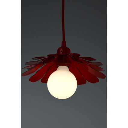 Bohemia-Design - Suspension sur câble 1xE27/60W/230V rouge