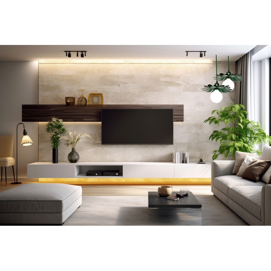 Bohemia-Design - Suspension sur câble 1xE27/60W/230V verte