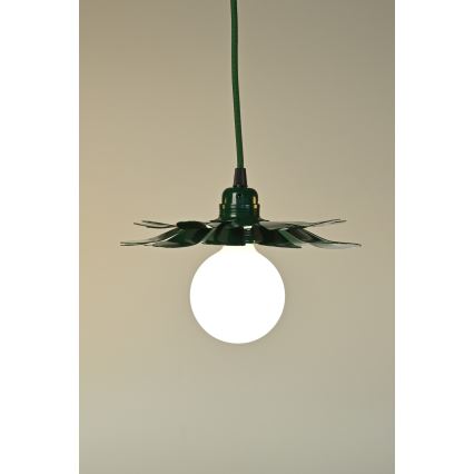 Bohemia-Design - Suspension sur câble 1xE27/60W/230V verte