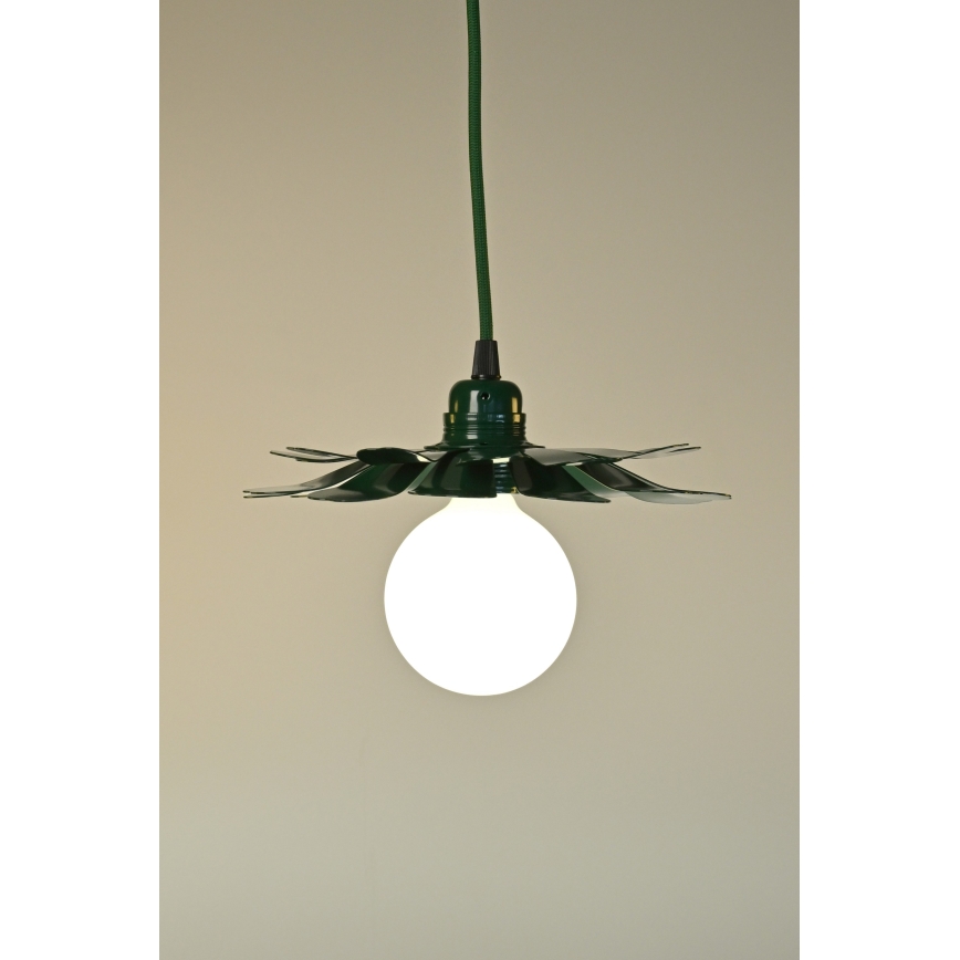 Bohemia-Design - Suspension sur câble 1xE27/60W/230V verte