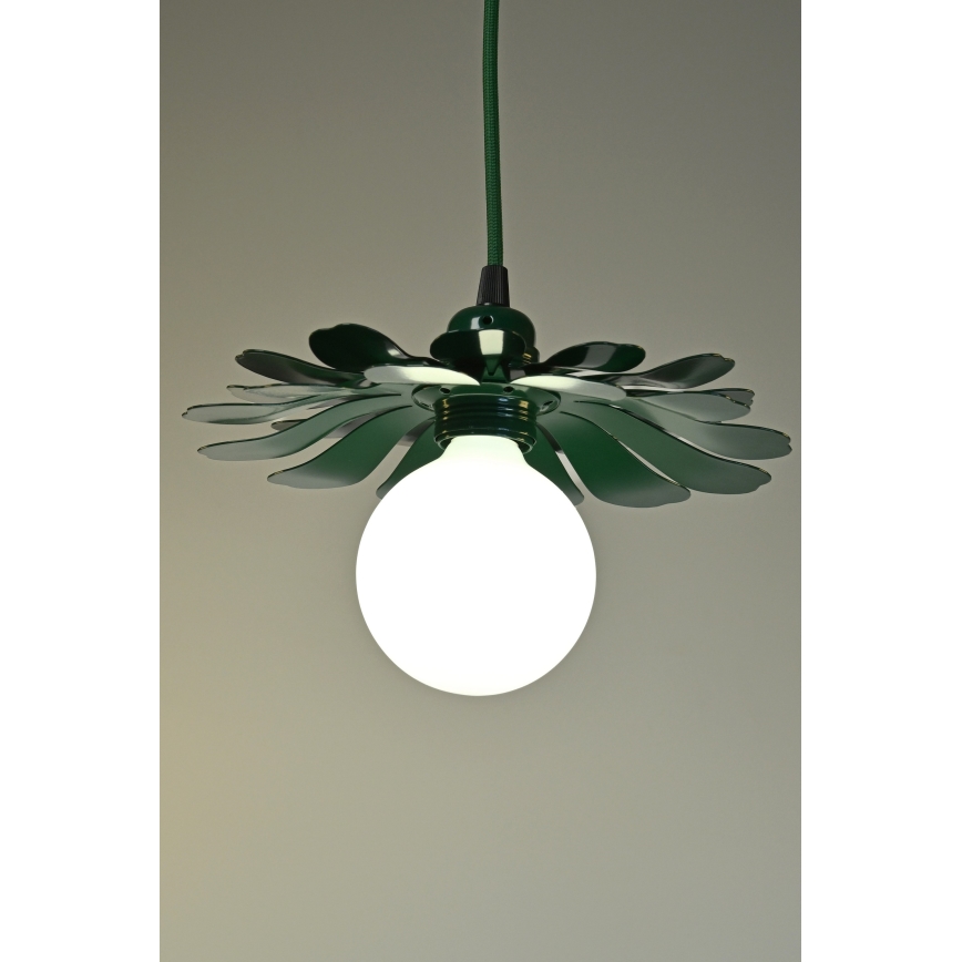 Bohemia-Design - Suspension sur câble 1xE27/60W/230V verte
