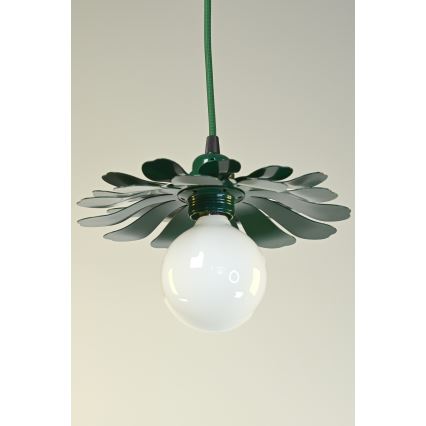 Bohemia-Design - Suspension sur câble 1xE27/60W/230V verte
