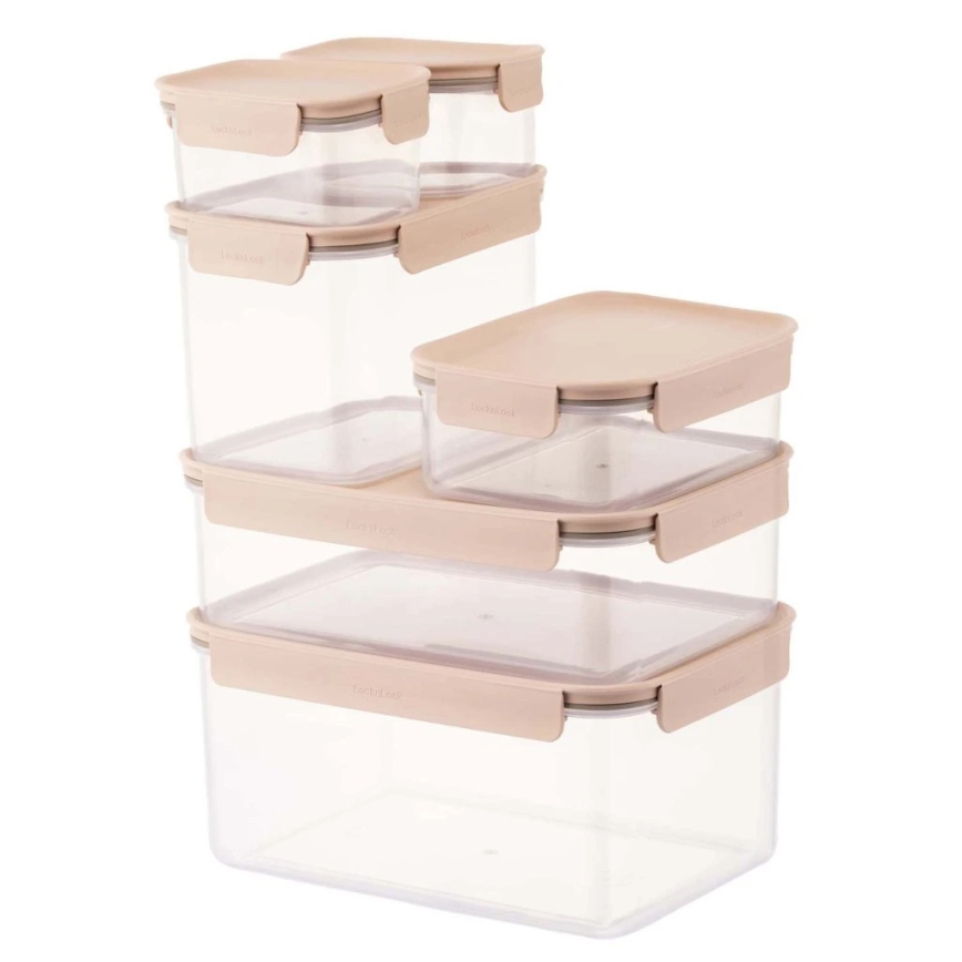 Boîte de conservation alimentaire CLASSIC PLUS 0,91 l rose/transparente