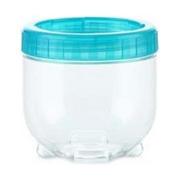 Boîte de conservation alimentaire INTERLOCK 0,5 l turquoise/transparente