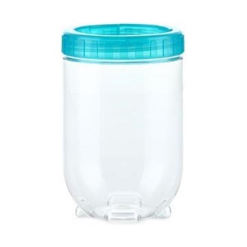 Boîte de conservation alimentaire INTERLOCK 0,7 l turquoise/transparente