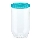 Boîte de conservation alimentaire INTERLOCK 1 l turquoise/transparente