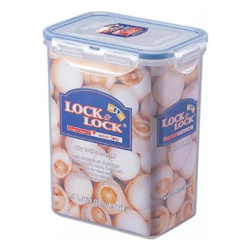 Boîte de conservation alimentaire LOCK 1,8 l bleu/transparent