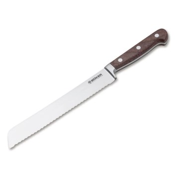 Böker - Couteau à pain de cuisine HERITAGE 20,5 cm, manche en noyer