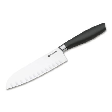 Böker - Couteau santoku de cuisine CORE PROFESSIONAL 16,5 cm noir