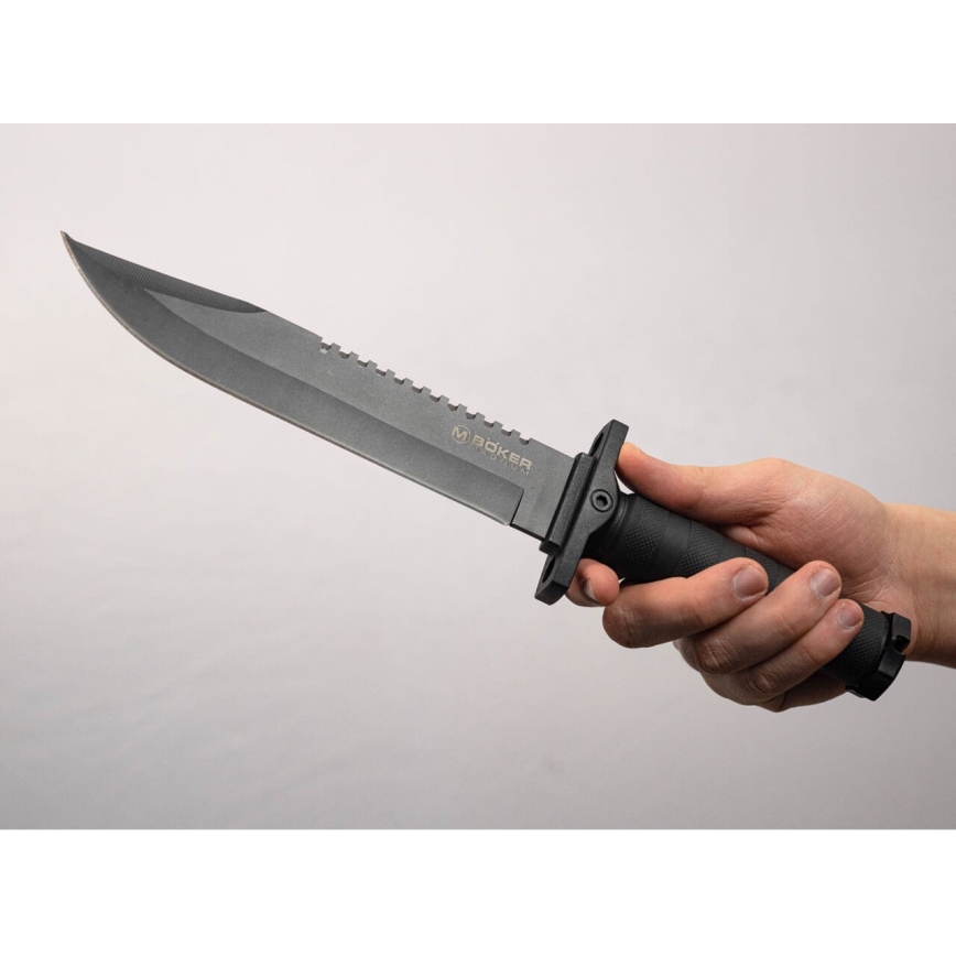 Böker - John Jay Survival Knife, mes met vast lemmet, 34,5 cm
