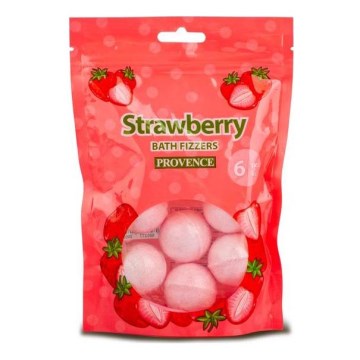 Bombe de bain PROVENCE 6 pcs fraise