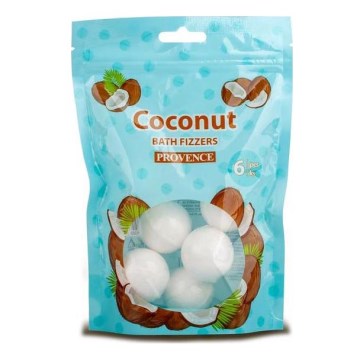 Bombe de bain PROVENCE 6 pcs noix de coco