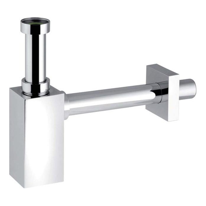 Bonomini - Siphon pour lavabo PIQUADRATO chrome brillant