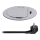 Borne de prises pour plateau de table 1x230V + USB-C Power Delivery argent/noir