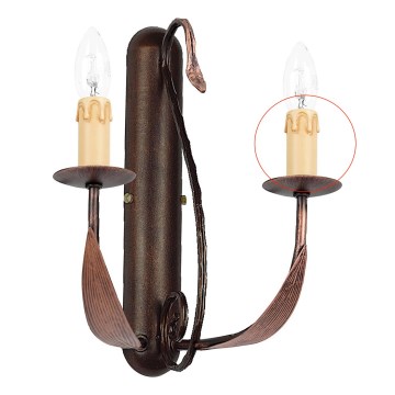 Bougeoir de rechange pour applique murale LOARA E14