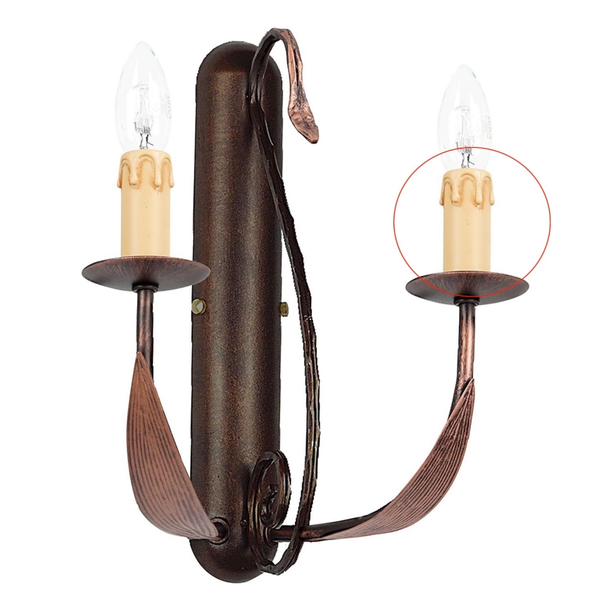 Bougeoir de rechange pour applique murale LOARA E14