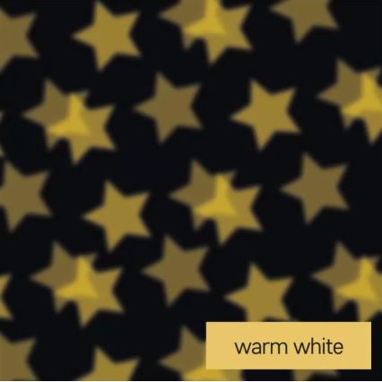 Bougie de Noël LED/3xAAA étoiles blanc chaud
