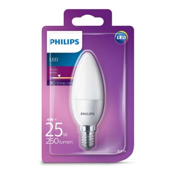 Bougie LED Philips E14/4W/230V 2700K