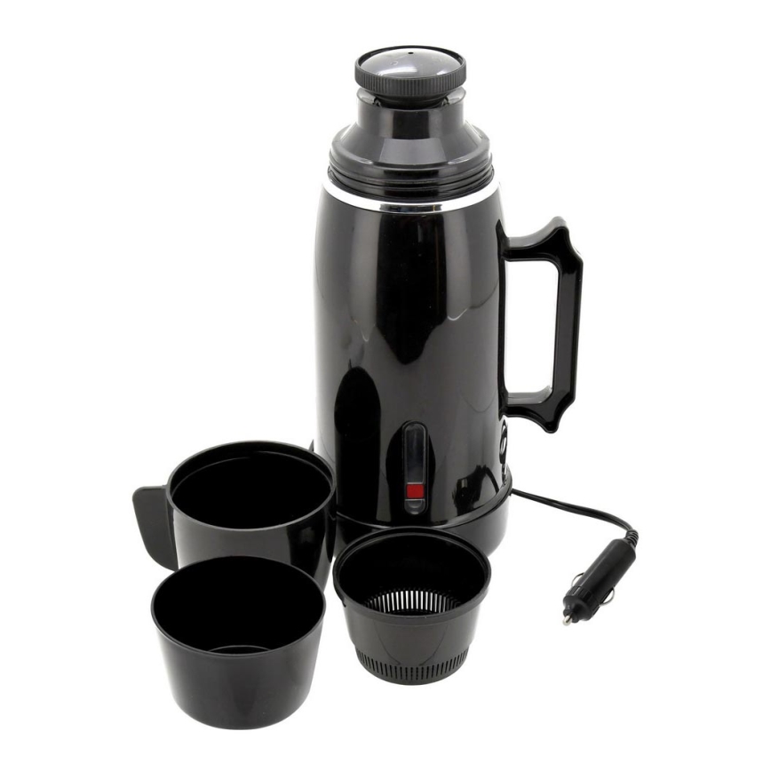 Bouilloire/Thermos de voyage 1 l 150W/12V noir