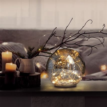 Boule de Noël LED LED/3xAAA