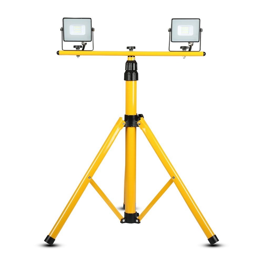 Bouwlamp standaard 180 cm geel