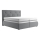Boxspringbed met matras en topper ELEN 180x200 cm grijs