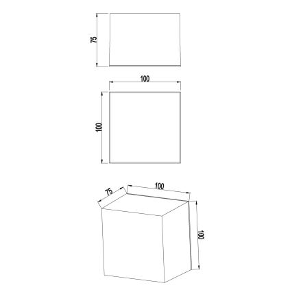 BOXTER LED Wandlamp voor de badkamer - 5W/230V 4000K IP65