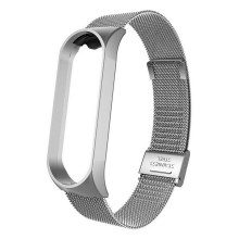 Bracelet métallique pour Xiaomi Mi Band 5/6 argenté