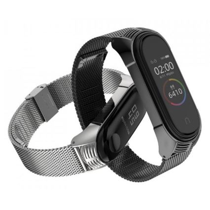 Bracelet métallique pour Xiaomi Mi Band 5/6 argenté