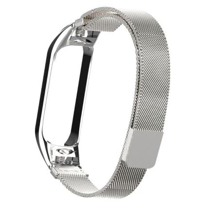 Bracelet métallique pour Xiaomi Mi Band 5/6 argenté