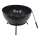 Brasero portable pour bois 57x30 cm noir
