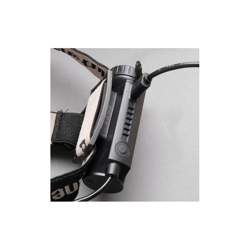 Brennenstuhl - Lampe frontale rechargeable LuxPremium LED/2600mAh IP44 noir