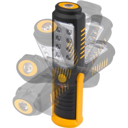 Brennenstuhl - Lampe torche de travail LED/3xAA orange