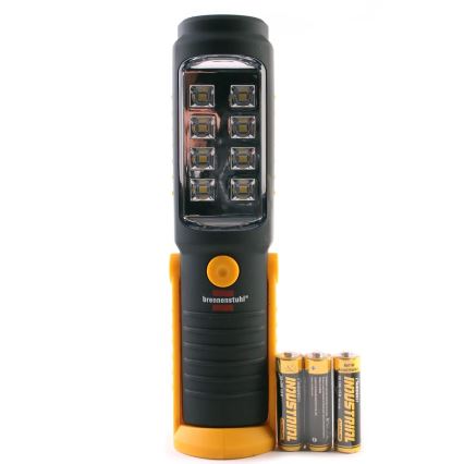 Brennenstuhl - Lampe torche de travail LED/3xAA orange