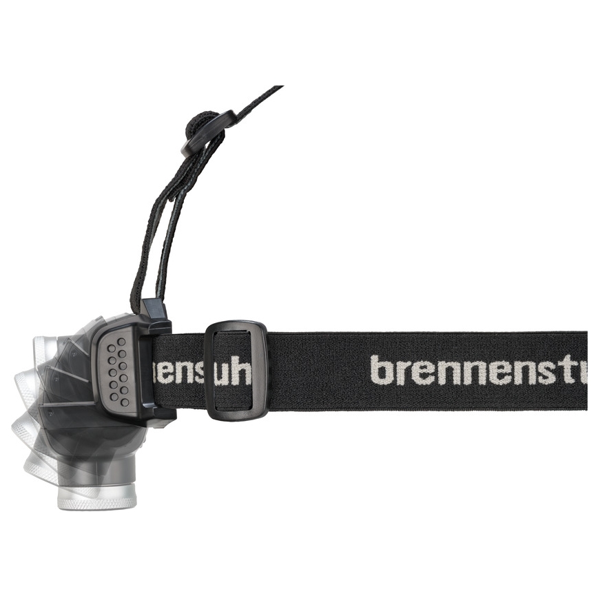 Brennenstuhl - LED Oplaadbare hoofdlamp LuxPremium LED/2600mAh IP44 zwart