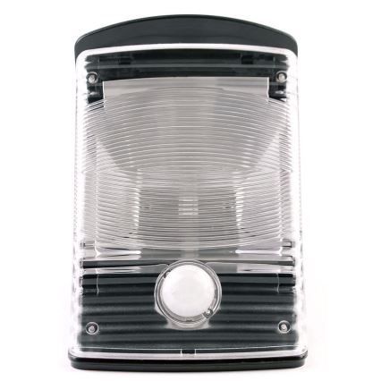 Brennenstuhl - LED 44 / 5.000 Solar wandlamp met bewegings- en schemersensor LED/1W/3,6V 600 mAh IP44