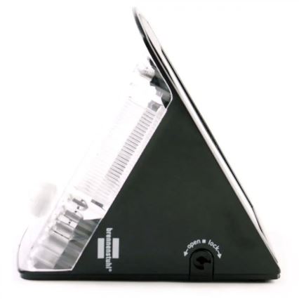 Brennenstuhl - LED 44 / 5.000 Solar wandlamp met bewegings- en schemersensor LED/1W/3,6V 600 mAh IP44
