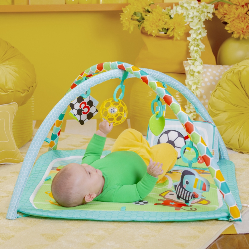Bright Starts - Baby speelkleed OBALL GRIP & KICK 3xAA