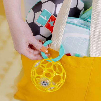 Bright Starts - Baby speelkleed OBALL GRIP & KICK 3xAA