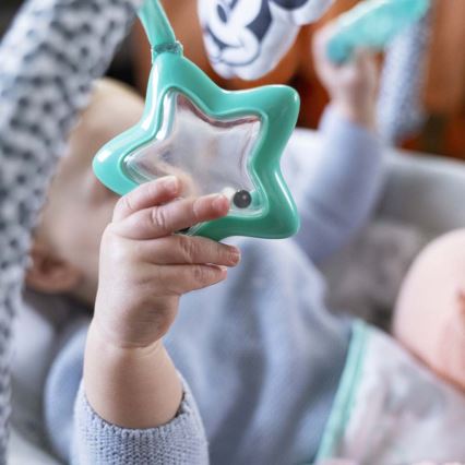 Bright Starts - Chaise longue vibrante pour bébé avec une mélodie MICKEY MOUSE