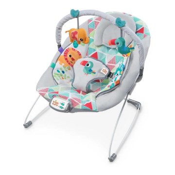 Bright Starts - Chaise longue vibrante pour enfants avec une mélodie TOUCAN TANGO