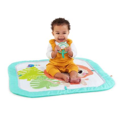 Bright Starts - Couverture pour enfants pour le jeu SAFARI turquoise