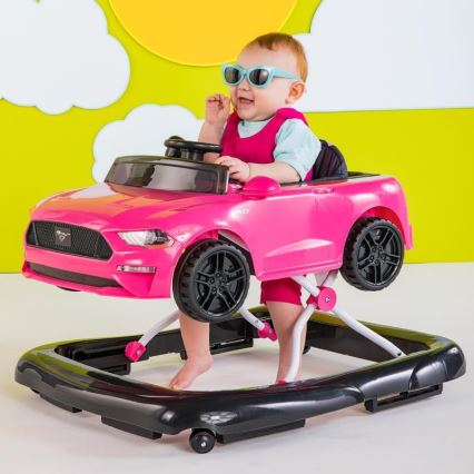 Bright Starts - FORD MUSTANG 3-in-1 loopwagen, roze