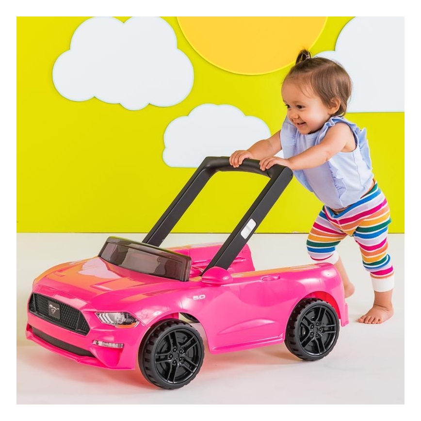Bright Starts - FORD MUSTANG 3-in-1 loopwagen, roze