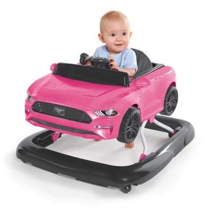 Bright Starts - FORD MUSTANG 3-in-1 loopwagen, roze