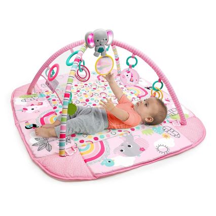 Bright Starts - Kinderdeken om mee te spelen 5in1 YOUR WAY BALL PLAY 3xAA roze