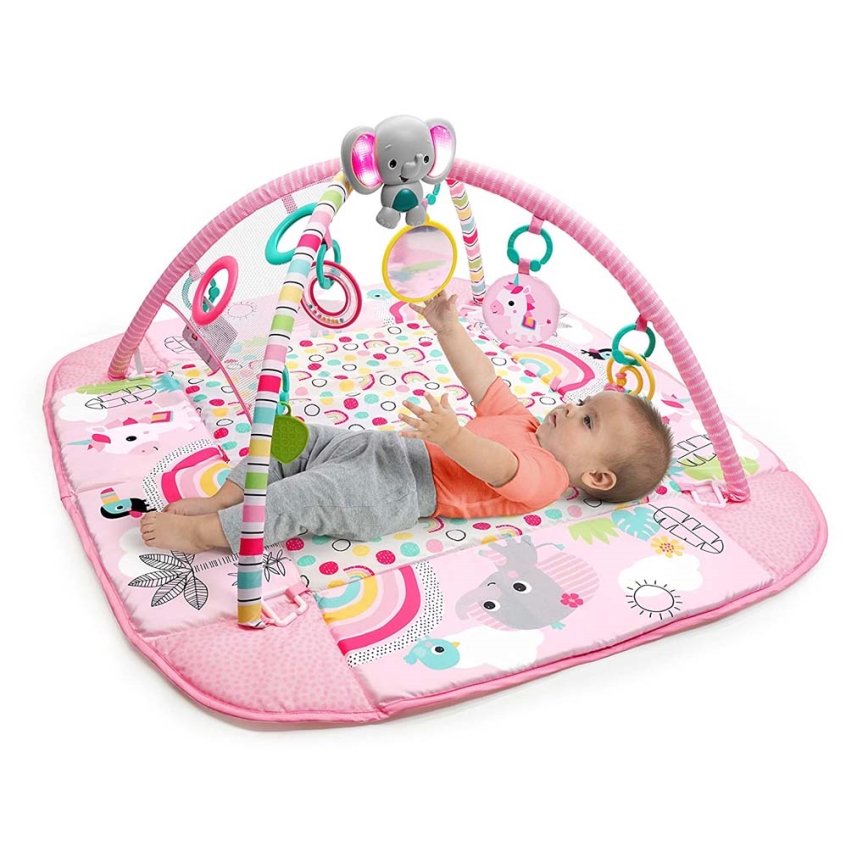 Bright Starts - Kinderdeken om mee te spelen 5in1 YOUR WAY BALL PLAY 3xAA roze